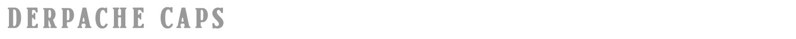 Derpache Caps font preview